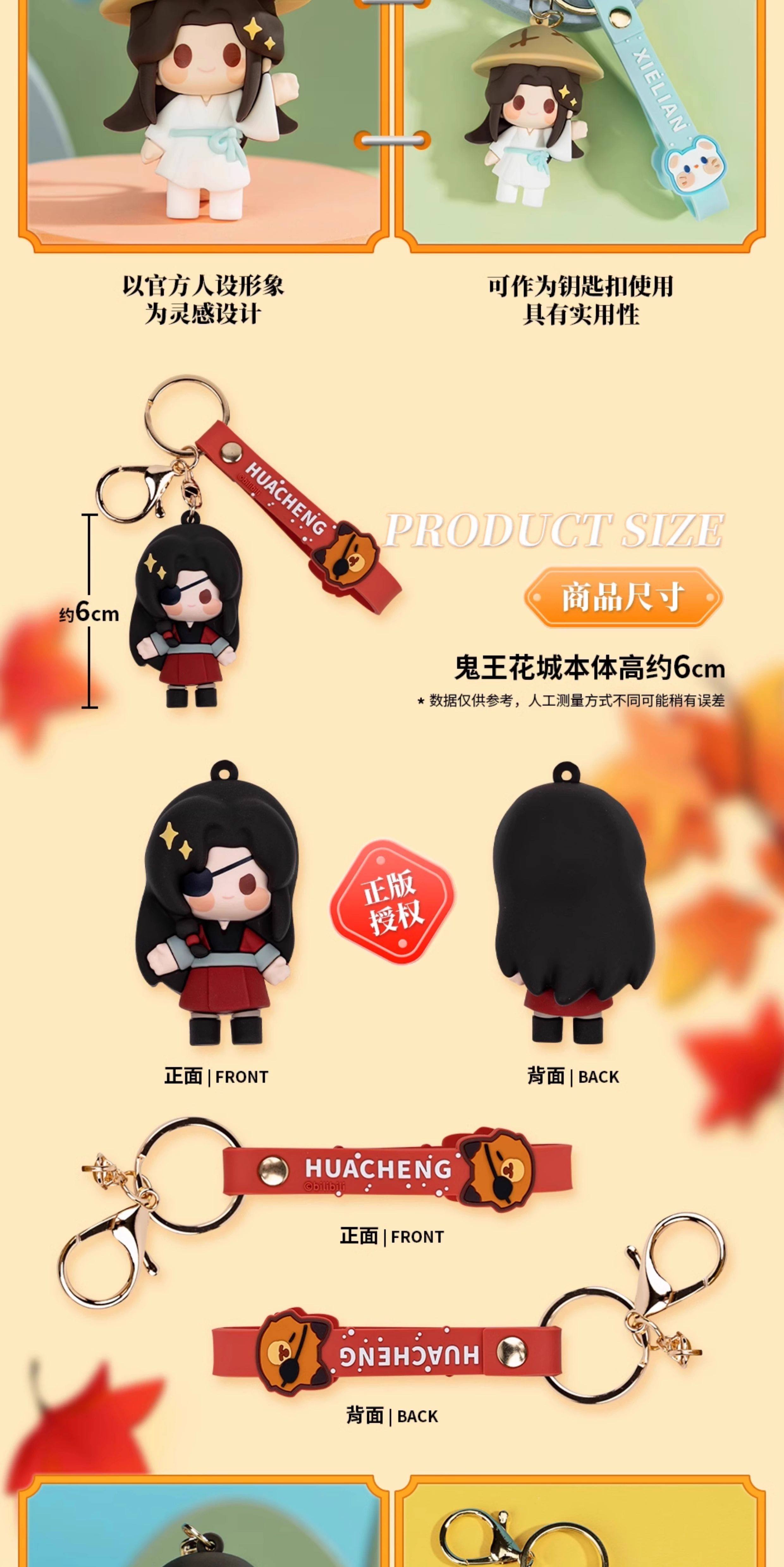 MINIDOLL TGCF finger puppet keychain detail image 5