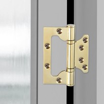 No need for slotting stainless steel hinges no need for slotting solid wood door mute lotus leaf bright silver bright gold hinges