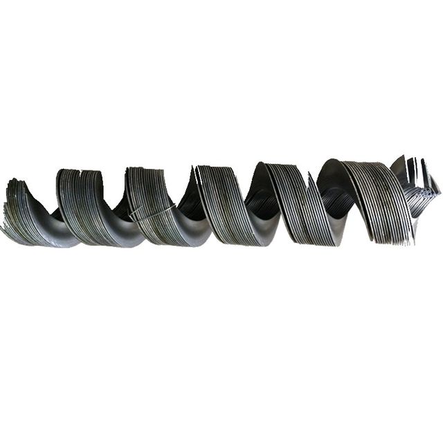 Thickened wear-resistant spiral sheet twisted dragon blade feed mixer loader hoist conveyor Jiaolong sheet accessories