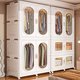 Simple wardrobe, household bedroom, children's clothing storage cabinet, C, adult wardrobe rental house foldable storage cabinet