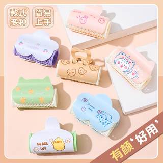 包包宝刘海夹2个装 可爱两用旅行折叠卷发器直发卷发小号刘海夹