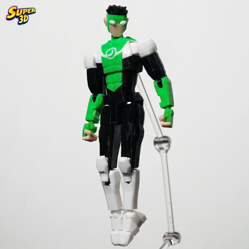 3D Printed Multi-Jointed Highly Articulated Action Figure Toy Phone Invincible Young Hero Variant Color Scheme Collectible Model Ornament 3D Printed Multi-Jointed Highly Articulated Action Figure Toy Phone Invincible Young Hero Variant Color Scheme Collectible Model Ornament
