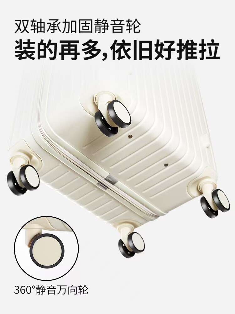 Luggage Suitcase 24inch Women's 2025 New Model Large Capacity Trolley Case Sturdy and Durable Thickened Password Travel Leather Suitcase Men's