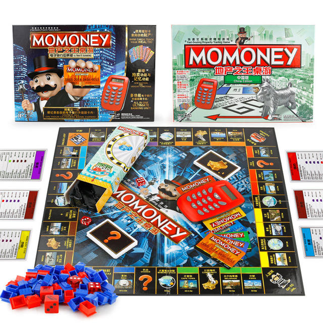 Authentic Monopoly World Tour Deluxe Edition Mk+Meikejia Board Game, Strong Chess Game, Universal Toy for Kidsren and Adults