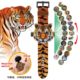 Children's Projection Watch Cartoon Animal Tiger Elephant Ultra Babyman Kindergarten Boys and Girls Electronic Watch Toys