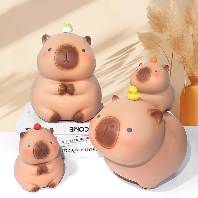 Children's New Kapibara Piggy Bank, Popular Online, Cute Cartoon Design, Anti-Drop, Suitable for Boys and Girls, New Year Gift