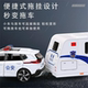 Children's Police Car Toy, Realistic Imitation of the X-Trail, Large Alloy Trailer Rv Toy Car Model, Boys' New Year Gift