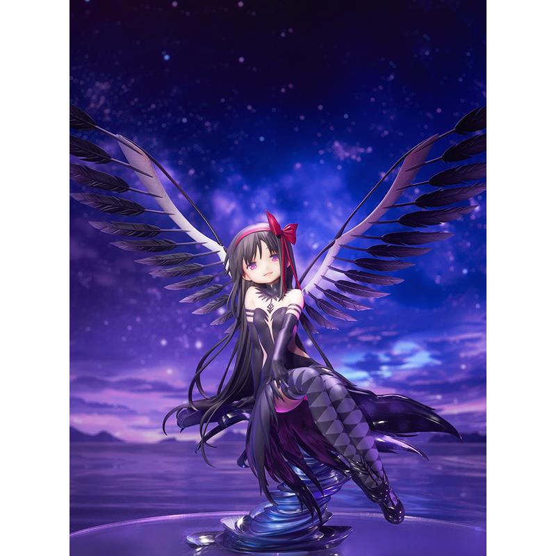Magical Girl Madoka Demon Akatsuki Homura Figure Cute Wings Beautiful Girl Anime Model Chassis Ornament Gift