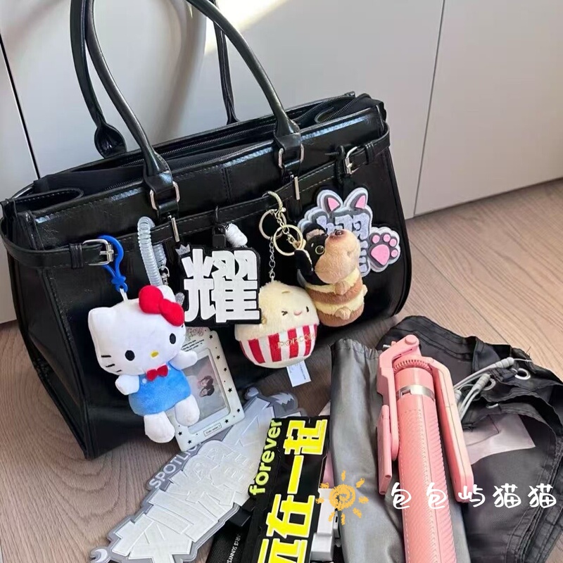 Large Capacity Tote Bag for Fans, with Hidden Compartments for Stand, Camera, Light Board, and Concert Merchandise