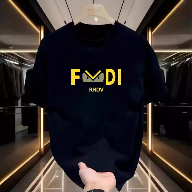 Suitable for Mufendi Collaboration 2026 Summer New Heavyweight Cotton Short-Sleeve T-Shirt for Men, Loose Fit, Trendy and Cool Suitable for Mufendi Collaboration 2026 Summer New Heavyweight Cotton Short-Sleeve T-Shirt for Men, Loose Fit, Trendy and Cool
