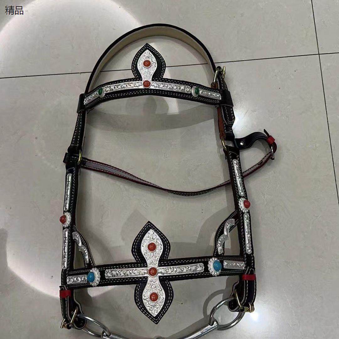 防银马嚼子白铜马笼头,藏式马具中的骑行神器!-牵马-淘宝好物网