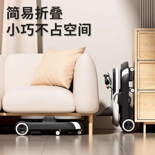 Andador para bebé alemán, anti-piernas, 2025, nuevo andador con empuje para bebé, cochecito de bebé plegable antivuelco