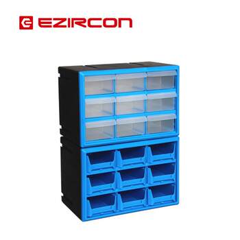Bucket format parts storage box high rectangular plastic tool multi-box partition box sample nic product screw box wire drawer