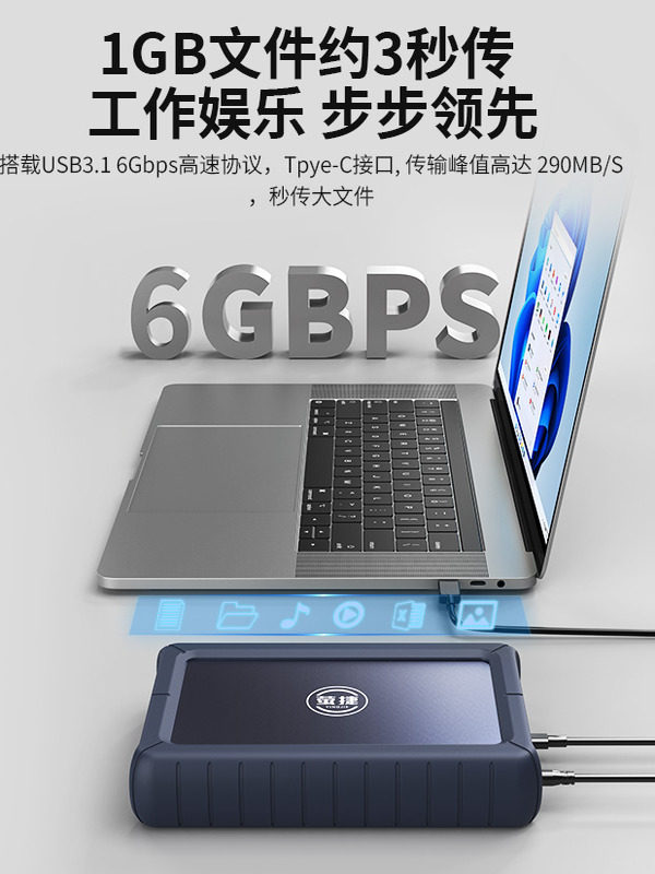 [Anti-Drop] Yingjie 3.5inch Desktop Hard Drive 2T/3T/4T/6T Large Capacity External Computer High-Speed Storage