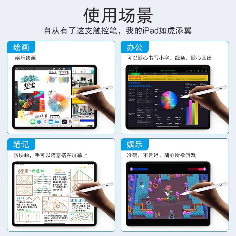 Совместимый стильный стилус для Apple iPad 11-дюймов A16, новый iPad 11 поколения, стилус с анти-случайным касанием, емкостной перо для рисования, заметок, офиса A3354/A3356