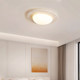 Natural Yellow Travertine Bedroom Lamp Wabi-Sabi Style Retro Homestay Vintage Ceiling Lamp Simple Pebble Study Room Lamp