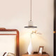 Yellow Travertine Small Pendant Light, Vintage Wabi-Sabi Style Bedroom Bedside Pendant Light, Nordic Bar Island Floating Adjustable Small Pendant Light