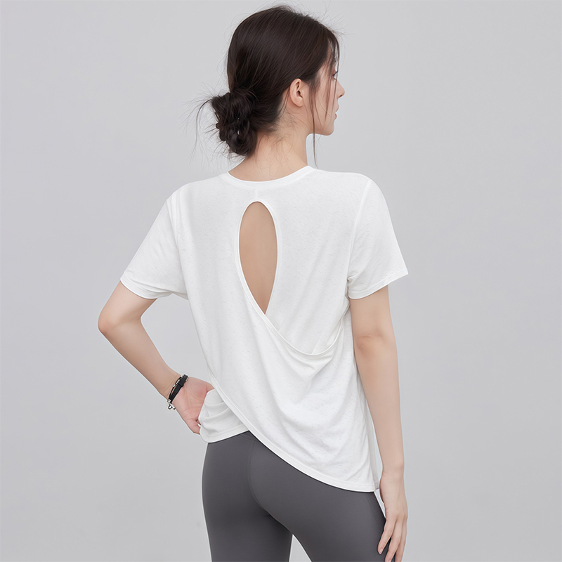 American Sport Summer Quick-Drying Yoga Wear Fitness Sports Short-Sleeved T-Shirt Running Training Breathable Blouse Top for Women American Sport Summer Quick-Drying Yoga Wear Fitness Sports Short-Sleeved T-Shirt Running Training Breathable Blouse Top for Women