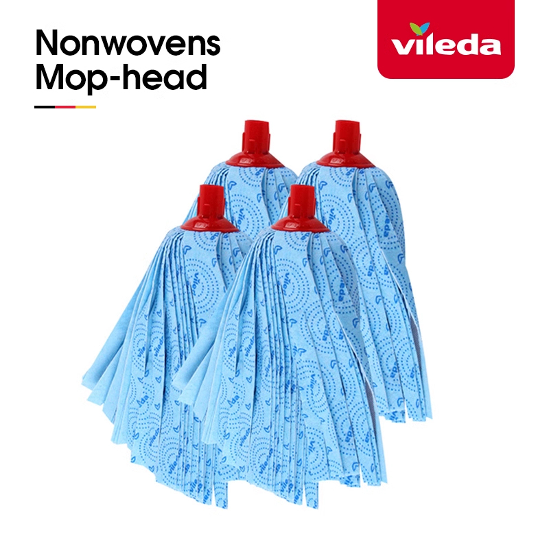 German Vileda Non-Woven Mop Head Traditional Old-Style Mop Head Absorbent and Wear-Resistant Replacement Parts