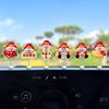 2025 New Car Interior Decoration Ornaments, Cute Bobblehead God of Wealth for Car Dashboard, Electric Vehicle Small Accessories