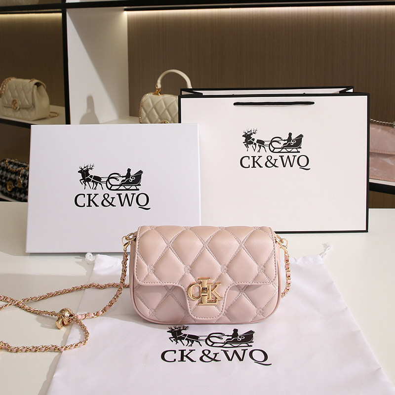Маленькая сумка CK & WQ, маленькая ароматическая сумка, женская розовая изысканная подарочная сумка через плечо, сумка на цепочке, универсальная портативная сумка-мессенджер