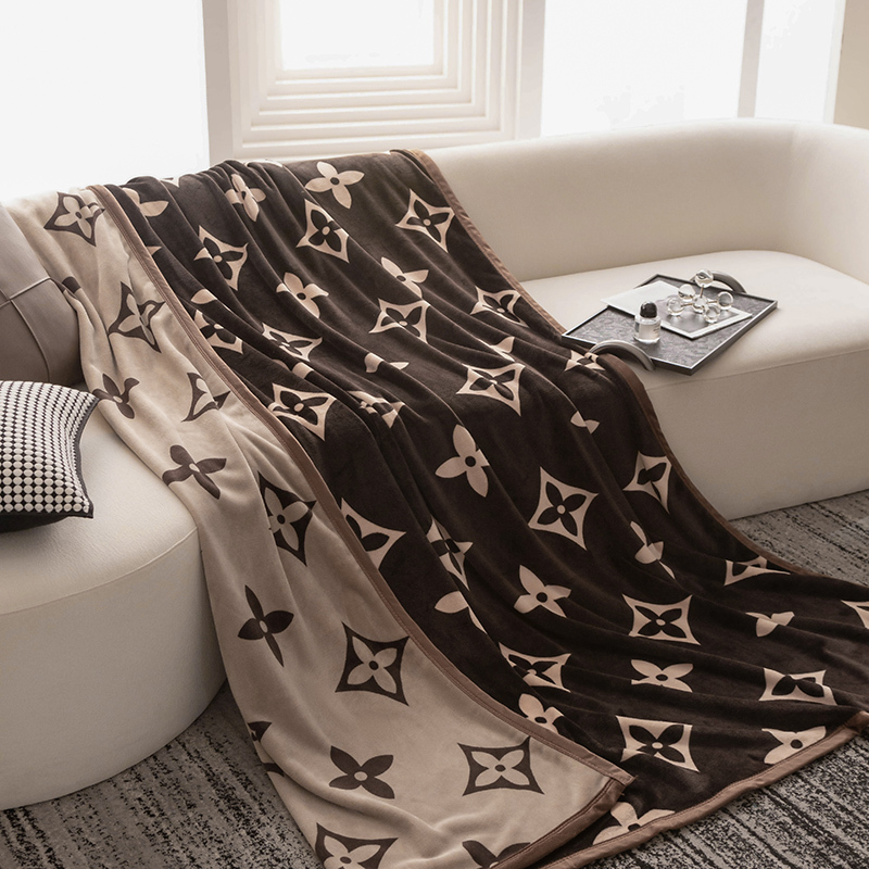 Lvafgh Official Website Double-Sided Printed Flannel Blanket Single/Double Person Throw Blanket Coral Fleece Blanket Thickened for Winter Nap Lvafgh Official Website Double-Sided Printed Flannel Blanket Single/Double Person Throw Blanket Coral Fleece Blanket Thickened for Winter Nap