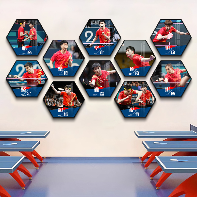 Wall Hanging Painting, Background Wall Decoration, Decorative Painting, Poster, Champion Mural, Fan Zhendong, Sports Hall, Table Tennis Room, Sun Yingsha Wall Hanging Painting, Background Wall Decoration, Decorative Painting, Poster, Champion Mural, Fan Zhendong, Sports Hall, Table Tennis Room, Sun Yingsha