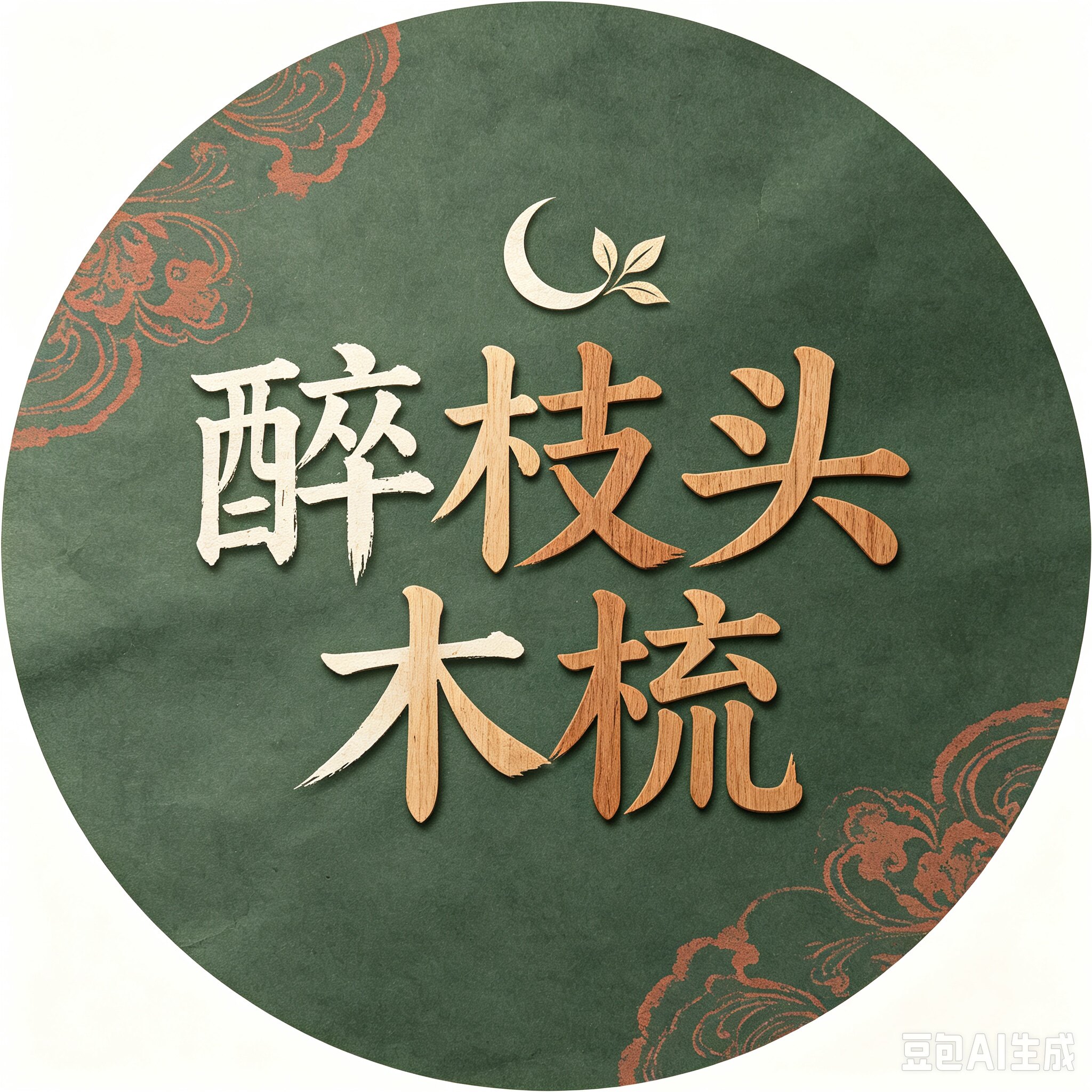 醉枝头木梳的LOGO