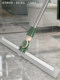 German Silicone Squeegee Water Scraper Sweeping Tool Magic Broom Dual-Purpose for Mopping and Sweeping in the Bathroom with Double Scraper Strips