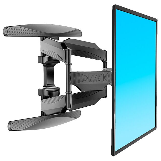 Nb P65 Tv Mount Universal Wall-Mounted Rotating Telescopic Tv Bracket 55-85 Telescopic Bracket Bed Cover Pull Cart