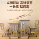 Thickened desks and chairs for primary and secondary school students training institution study table cram school tutoring class table and chair set desk bed sheet pull cart