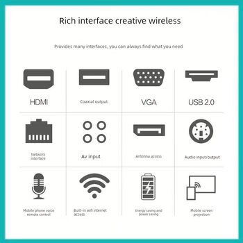 Qilian Ace Lcd Tv 26/32/46/50/55/60/65/75/80/100 Flat-Panel Network Smart Tv with Bed Cover and Cart