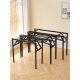 Simple folding table leg frame, desk frame, table leg desk frame, single and double layer spring frame, folding frame bracket, conference bed sheet pull cart