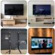 Universal Lcd Tv Base Stand, No-Drill Height-Increasing Bracket, Desktop Support Stand, Vertical Floor Stand, Bed Stand, Trolley