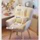 Computer chair for home girls' bedroom makeup backrest chair comfortable sedentary dormitory solid wood office study desk chair bed sheet pull cart