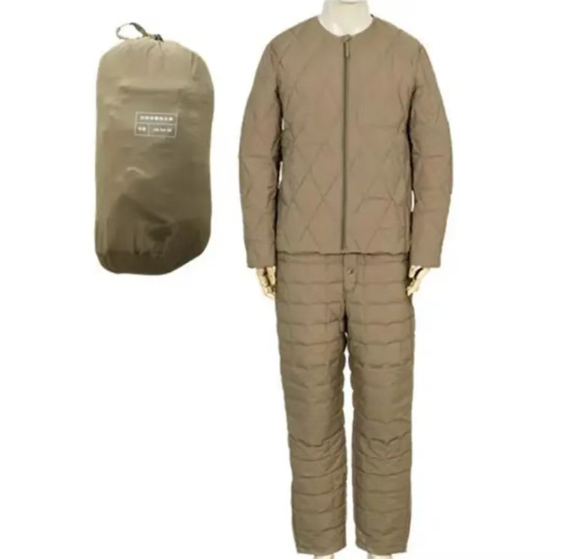 New Capsule down Jacket, Thin Style, Patrol 19 down Cotton Coat and Pants, Zipper, Cold-Proof down Warm Suit New Capsule down Jacket, Thin Style, Patrol 19 down Cotton Coat and Pants, Zipper, Cold-Proof down Warm Suit