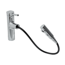 (New product launch) Duravit official hot and cold water pull-out faucet for face washing household CE1025