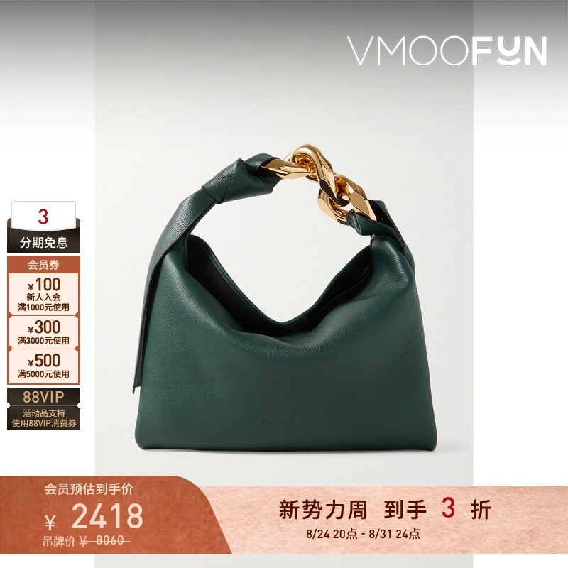 [Gift] Jw Anderson Women's Green Leather Handbag