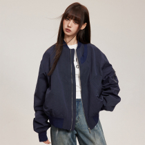 BANDITK GANGN AMERICAN RETRO PILOT JACKET WOMAN SPRING AUTUMN SLIM Loose Jacket Casual Jacket Tide