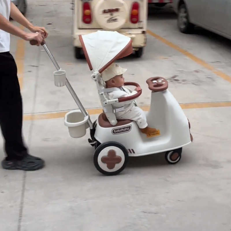 Children's baby rocker, trolley, walk stroller to go out, 2 in 1, new collection
