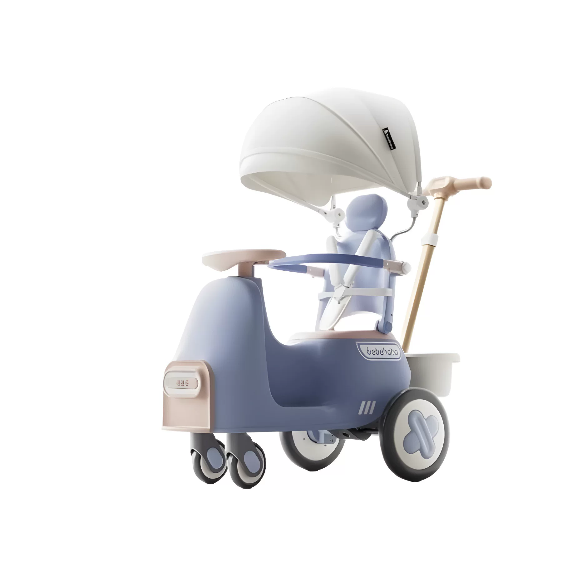 Children's baby rocker, trolley, walk stroller to go out, 2 in 1, new collection