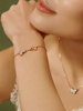 [Two Butterflies] Dukou Butterfly Bracelet for Women, High-End Light Luxury Bracelet, New Year's Birthday Gift for Girlfriend