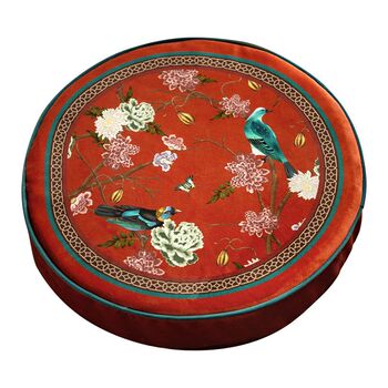 Red festive living room balcony bay window futon cushion worship mat kneeling mat home meditation cushion splendid years