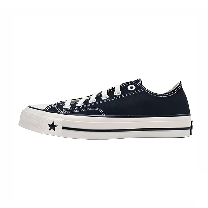 Chuck 70X Black and White Low-Top Canvas Shoes 1970X Five-Star Lightweight Casual Shoes for Men and Women A24228C