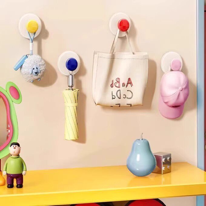 Dopamine Suction Cup Hook for Entryway, Easy to Install, Adhesive, No Drilling Required, Key Holder for the Entrance Door Dopamine Suction Cup Hook for Entryway, Easy to Install, Adhesive, No Drilling Required, Key Holder for the Entrance Door