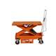 Mobile manual electric hydraulic lift platform car fully automatic small scissor lift freight vehicle