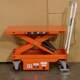 Mobile manual electric hydraulic lift platform car fully automatic small scissor lift freight vehicle