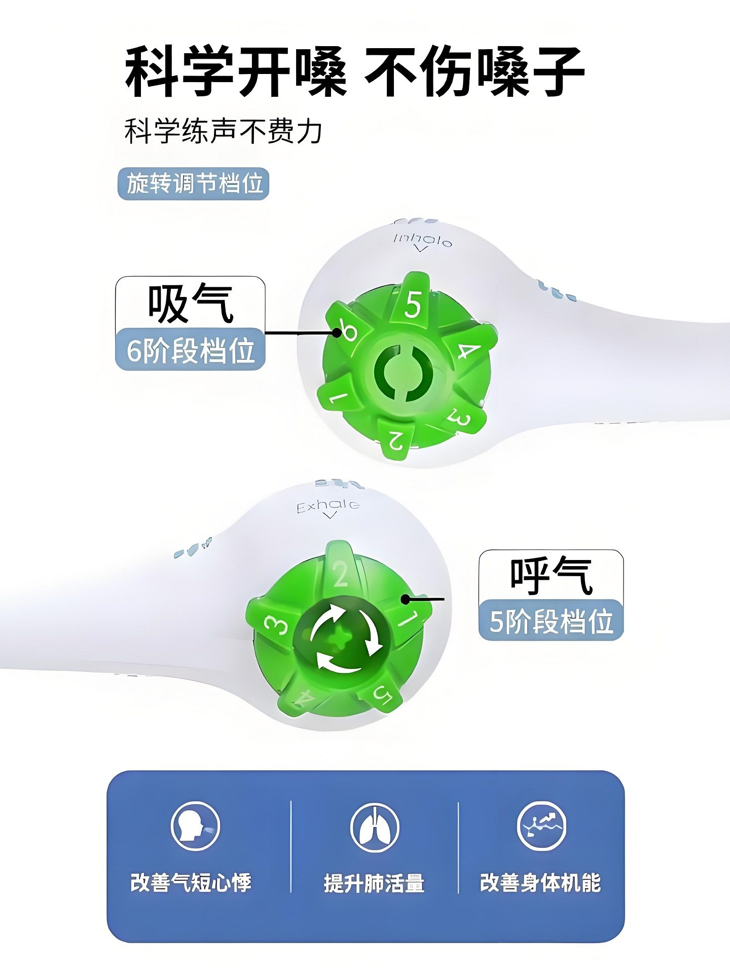 Singing Voice Enhancer Makes Your Voice Sound Better, Repairs the Vocal Cords, Changes the Sound Line, and Activates Lung Capacity Specifically