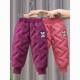 2025 New Winter Style Girls' Fleece-Lined Quilted Pants, Children's Thickened Winter Warm Pants, One Pair for Winter Outdoor Wear, Trendy