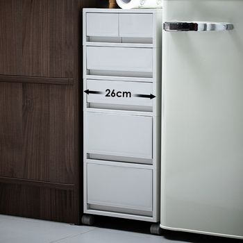 Shuangshan drawer storage cabinet office a4 file storage cabinet household table multi-layer movable cabinet